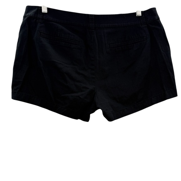 J. Crew Factory Faded Black Mid Rise Chino Shorts Sz 16 - Picture 2 of 8